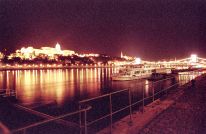 Danube, Castle and Chain Bridge at night