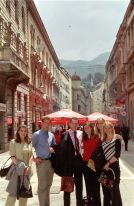 DA students in the Austrian part of the city