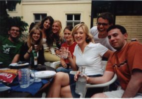 Picture of various SPIS people at the midsummer party