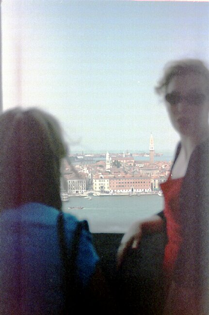 Susie and Helen admire the view