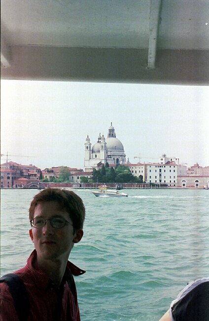 Ed with the Canale della Giudecca