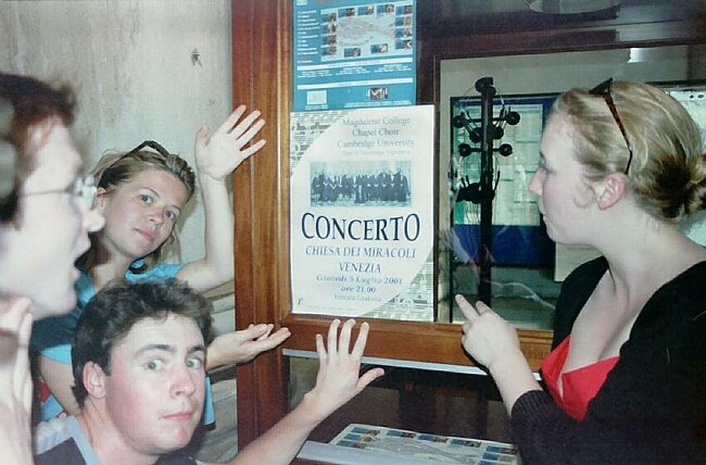 Hooray a poster. Maybe we might have an audience tonight