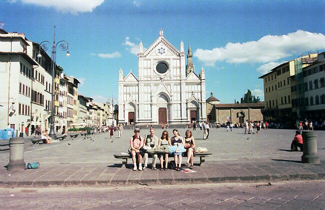 Outside Santa Croce