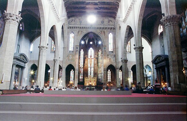 Inside Santa Croce