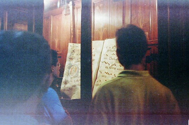 We try ro sight-read the plainsong