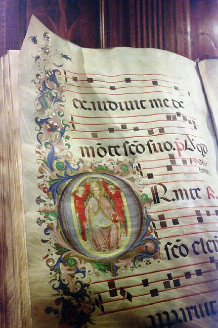 So this is how choirs managed before the photocopier was invente
