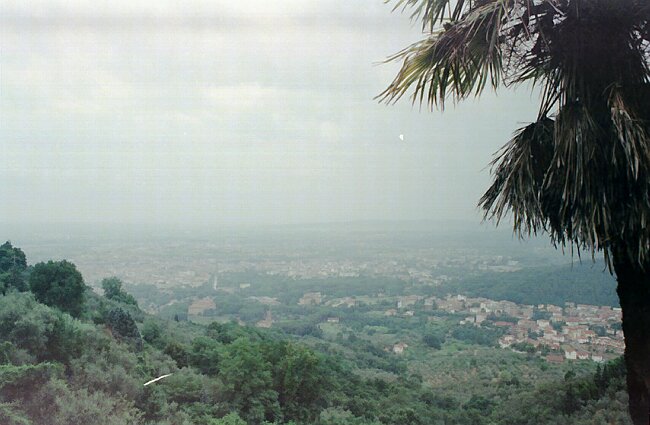 At the top of the Funiculi Funicula