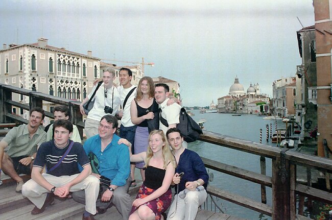 On the Ponte dell'Accademia
