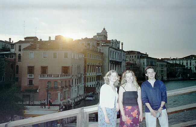 On the Ponte dell'Accademia
