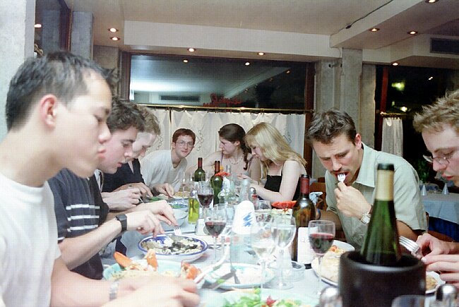 Now Pete, do the Italians really eat all these courses?