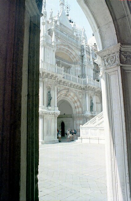 Inside Dojo's palace