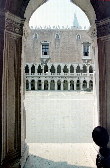 Inside Dojo's palace