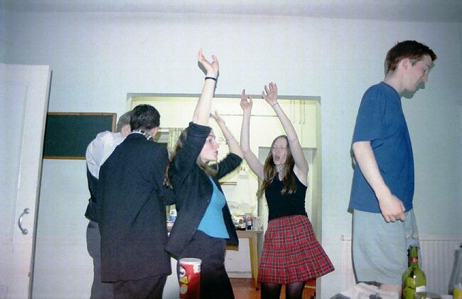 The kitchen becomes the venue for more frolics