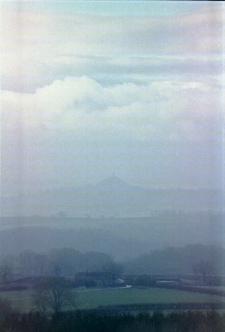 Glastonbury Tor from the hill fort
