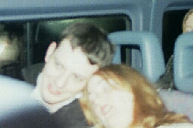 Alistair & Kate in the bus