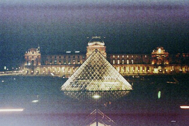 The pyramid at the Louvre