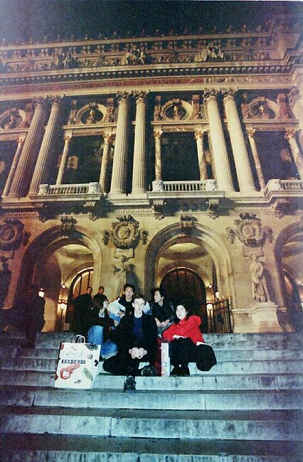 Outside the opera house