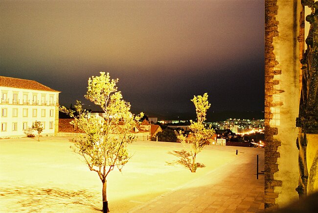 21:45 The balcony by the chapel gallery was fabulous