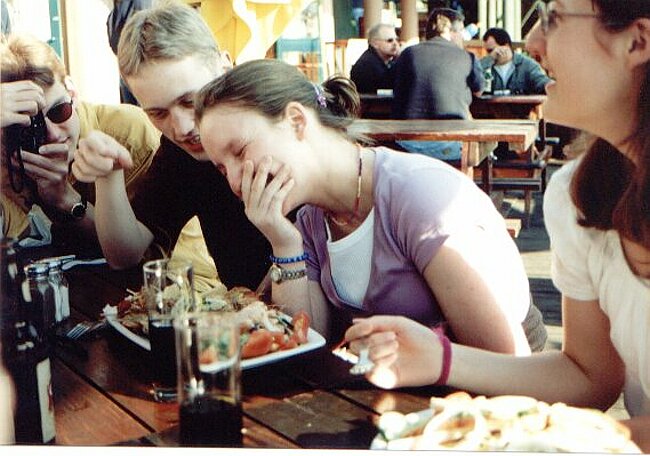 Davina's king prawns prove bigger than expected