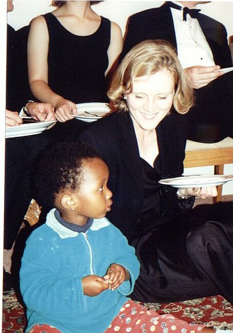 Colleen with Washington's grand-daughter