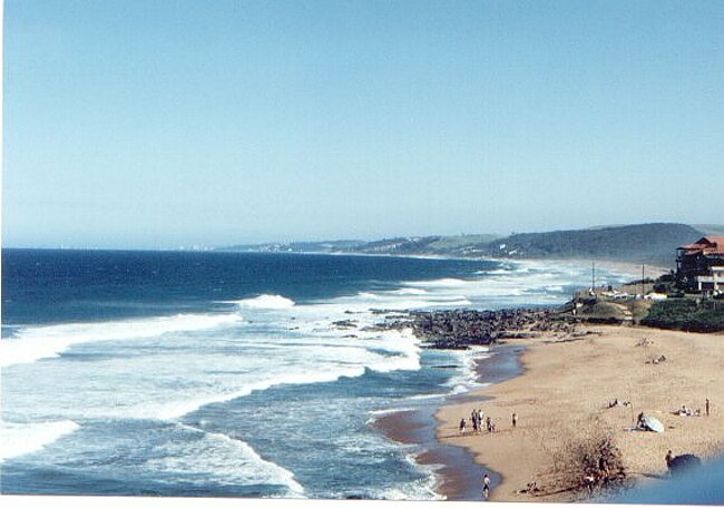 View from Bellito with Durban in the distance