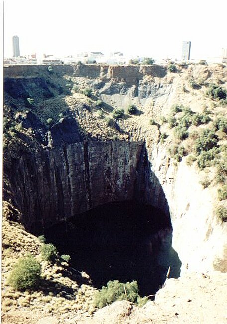 A random large orifice in the middle of Kimberley