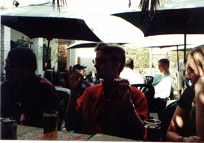 Alastair wears someone else's glasses and says, 