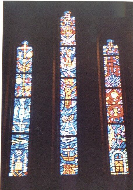 Stained glass in Kimberley Cathedral