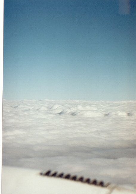 The clouds looked like whisked egg whites