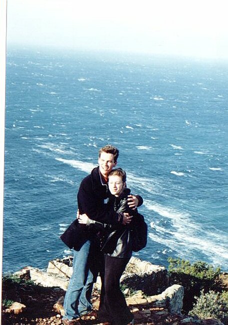 Charlie and Lottie at the most southerly point we could get to