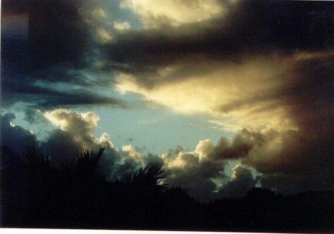 Strange sunset picture