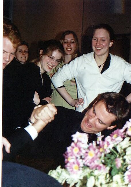 Arm wrestling tournament in St Francis'