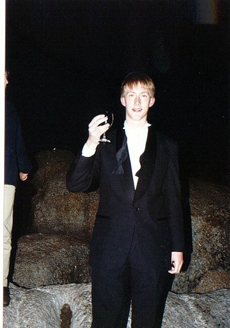 Matt demonstrates why he prefers to be the other side of lenses