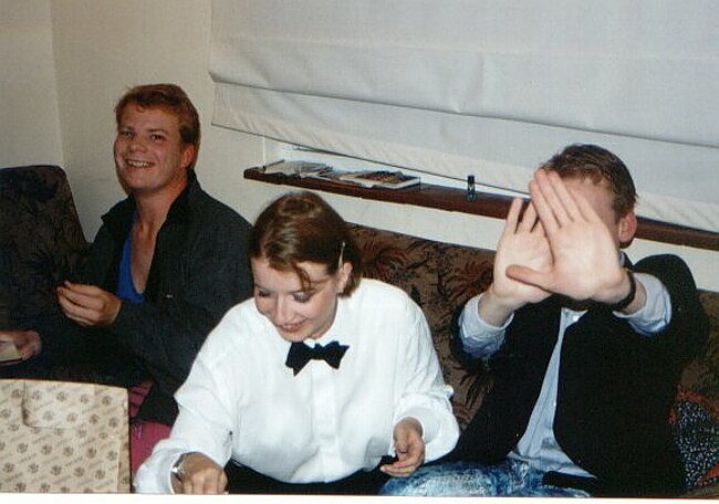 Luke does not want to be seen without his make up