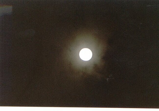 The moon (sorry, no rabbit)