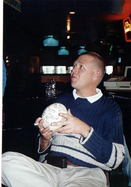 Steve Z with Charlie's egg