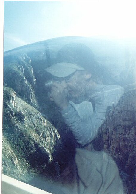 Large image of Jonathan spotted in a gorge