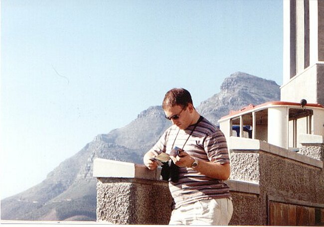 Adam at lower cable car station